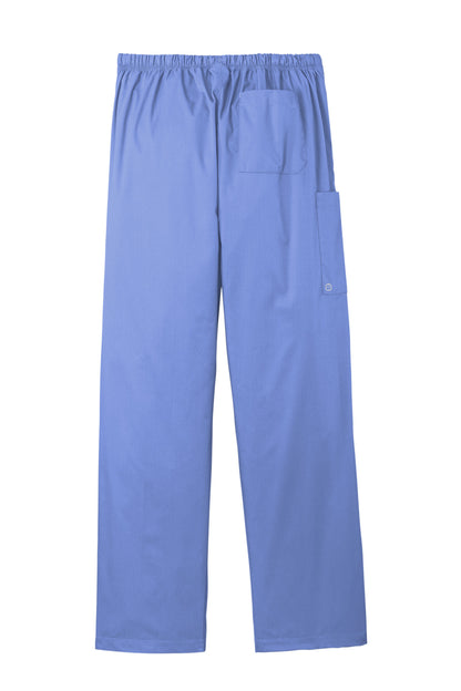 Rear View of Ceil Wink Unisex WorkFlex Cargo Pant WW3150 plain