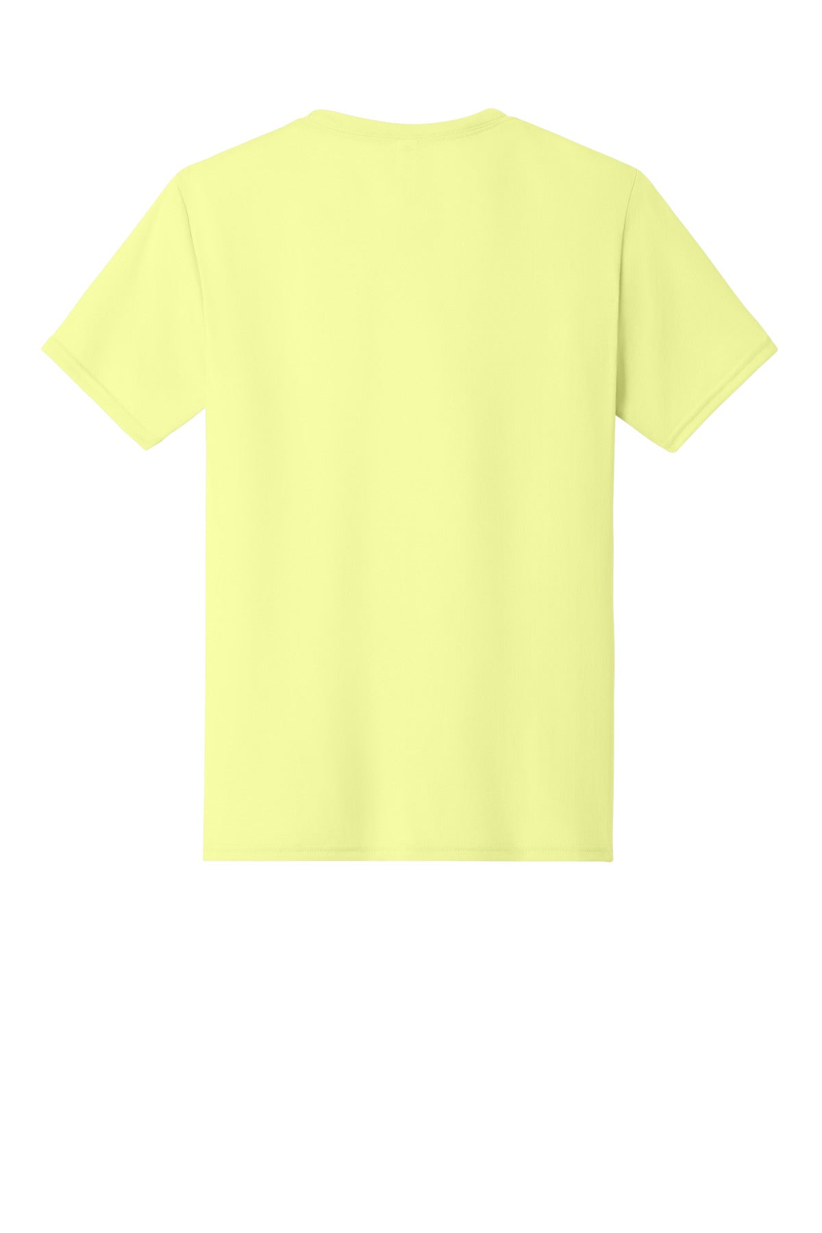 Rear View of CelryJuice Jerzees Dri-Power 100% Polyester T-Shirt. 21M plain