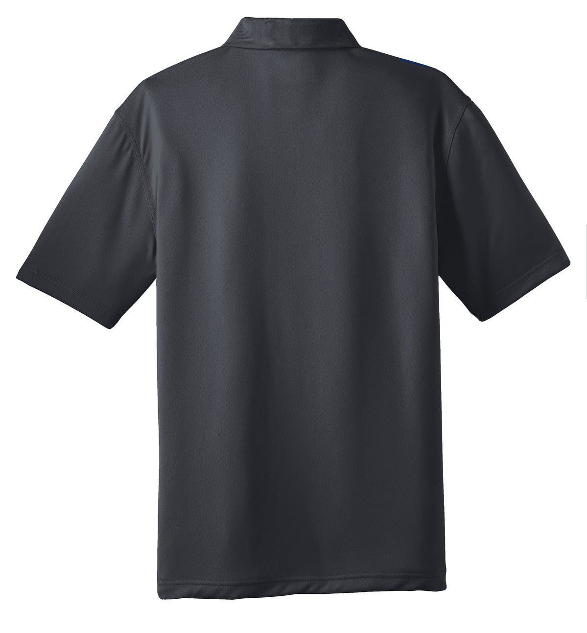 Rear View of Charcoal CornerStone - Select Snag-Proof Polo. CS412 plain