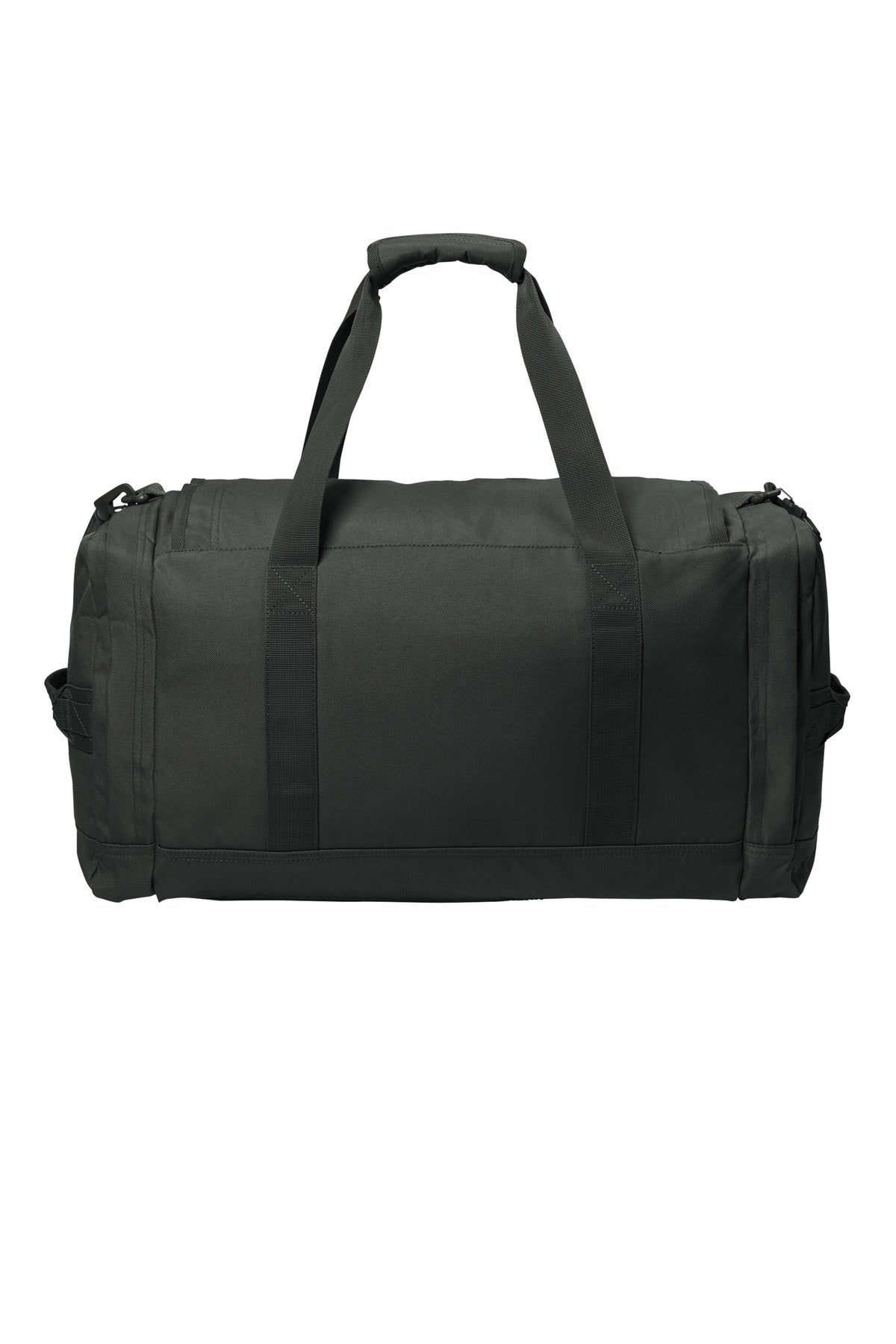 Rear View of Charcoal CornerStone Tactical Duffel CSB815 plain