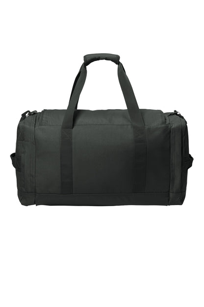 Rear View of Charcoal CornerStone Tactical Duffel CSB815 plain