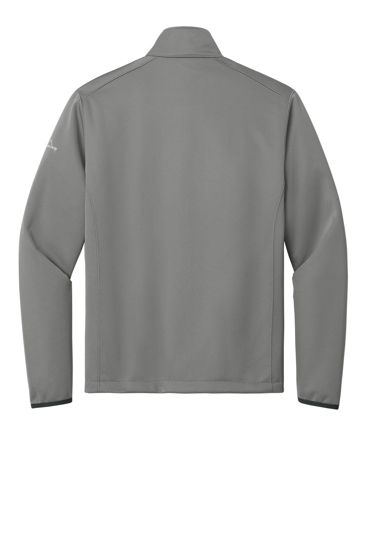 Rear View of Chrome Eddie Bauer Weather-Resist Soft Shell Jacket. EB538 plain