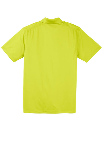 Rear View of Citron Sport-Tek PosiCharge Micro-Mesh Polo. ST680 plain