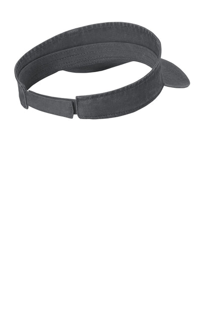 Rear View of Coal Port Authority Beach Wash Visor. C944 plain