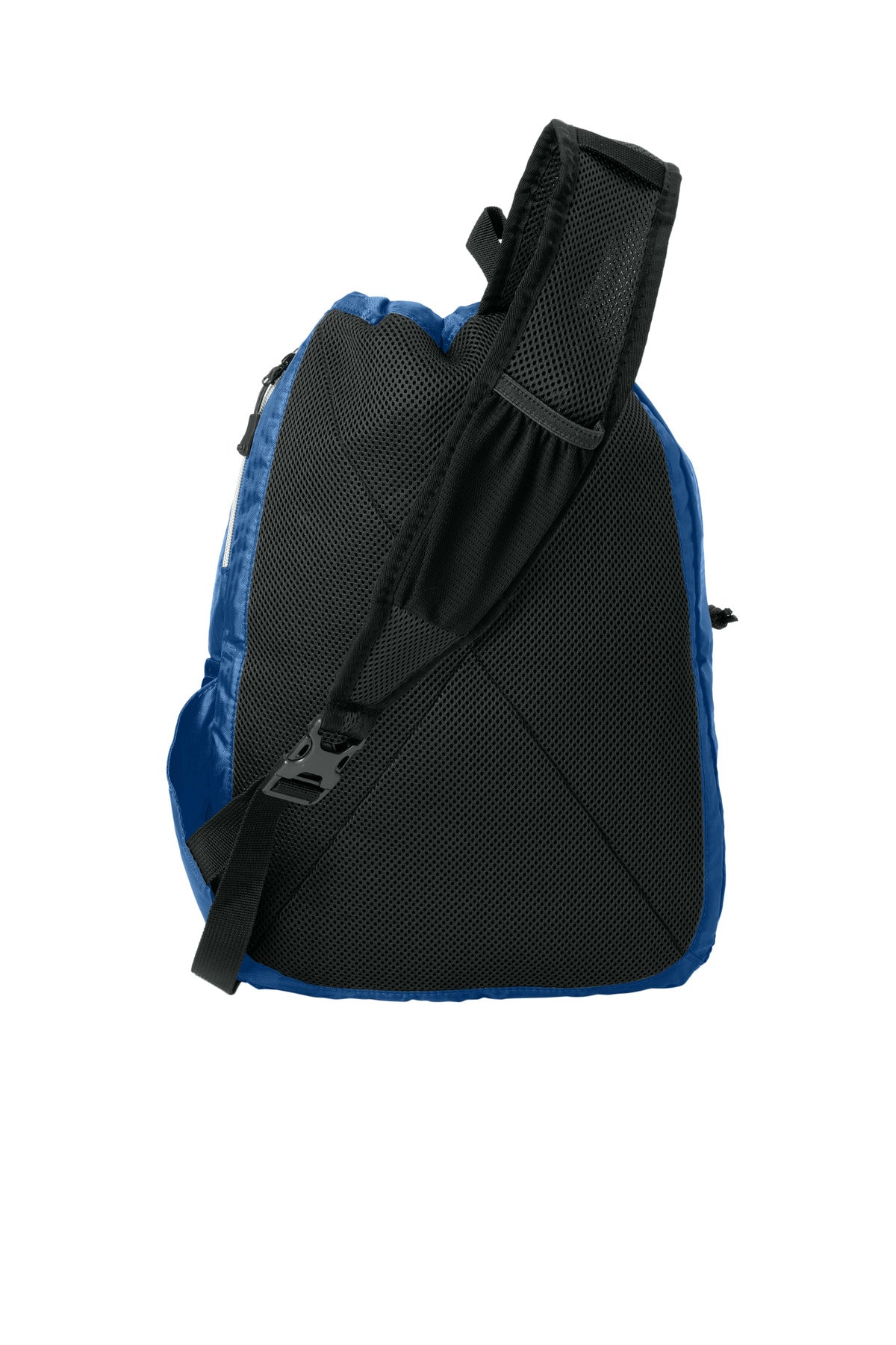 Rear View of Cobalt Blue/Bk OGIO Sonic Sling Pack. 412046 plain
