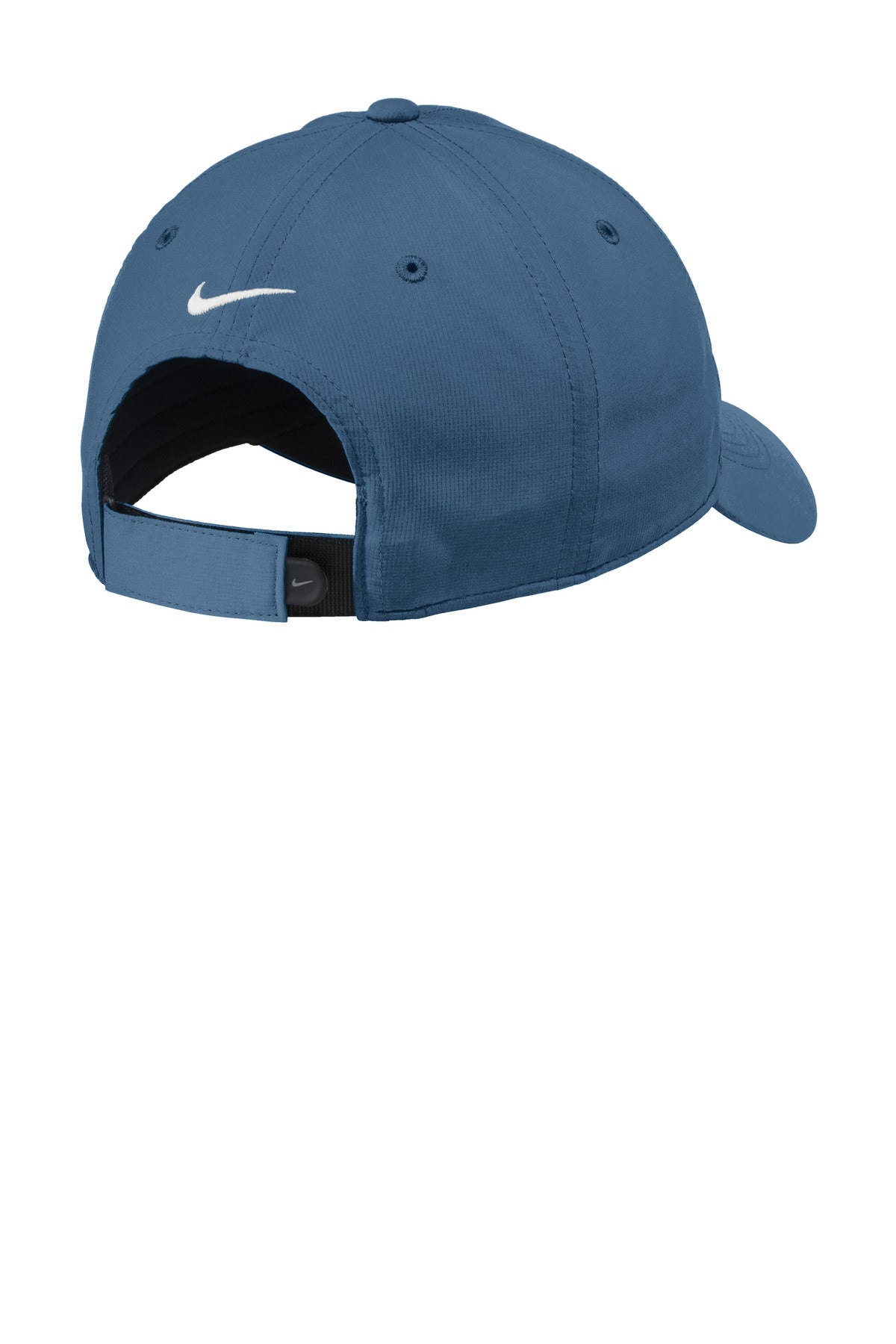 Rear View of ColNavy Nike Dri-FIT Tech Fine-Ripstop Cap NKFB6444 plain