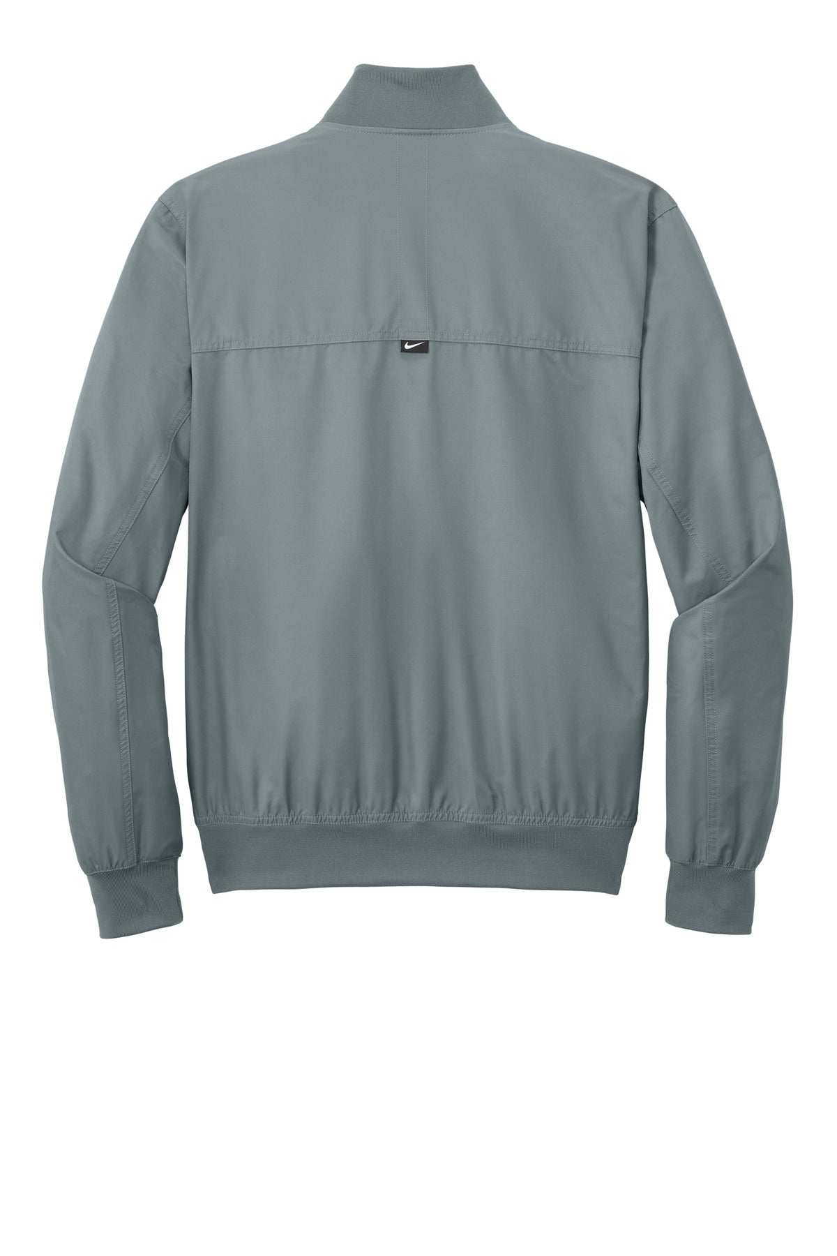 Rear View of CoolGrey Nike Bomber Jacket NKFQ4759 plain