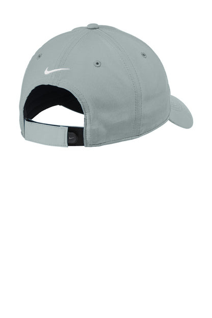 Rear View of CoolGrey Nike Dri-FIT Tech Fine-Ripstop Cap NKFB6444 plain