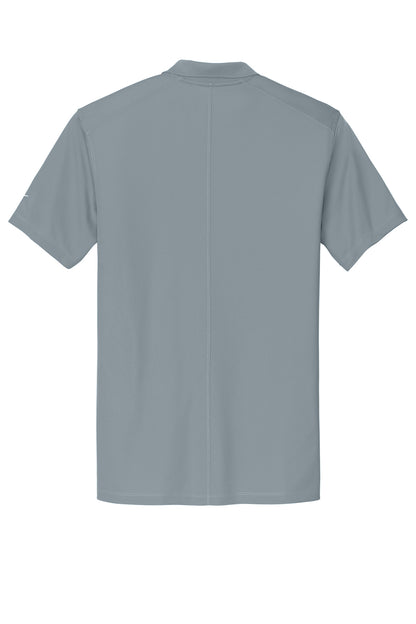 Rear View of CoolGrey Nike Victory Solid Polo NKDX6684 plain