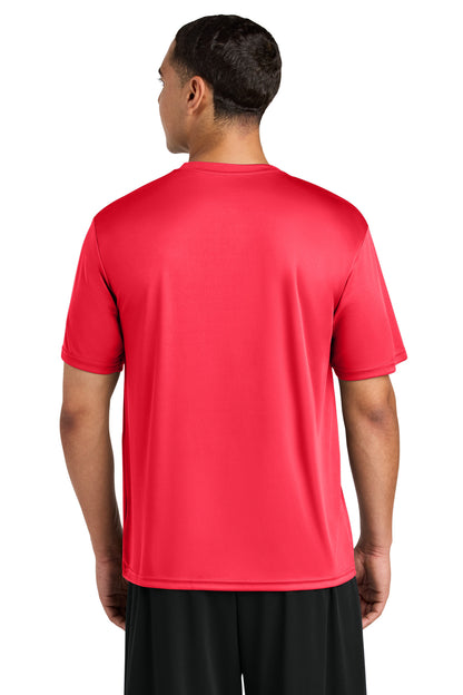 Rear View of Coral A4 Cooling Performance Short Sleeve Tee A4N3142 plain