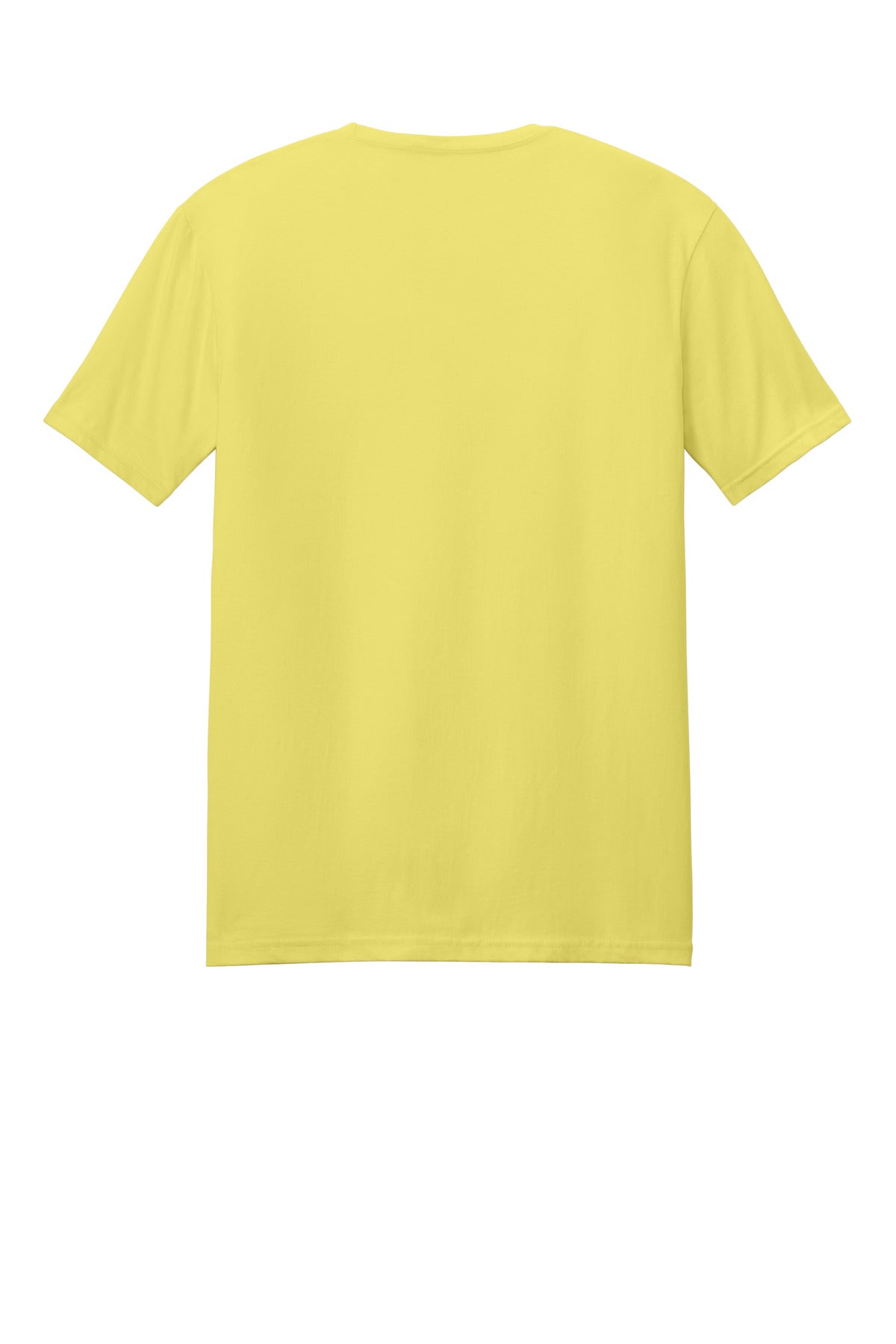 Rear View of Corn Silk Gildan Softstyle T-Shirt. 64000 plain