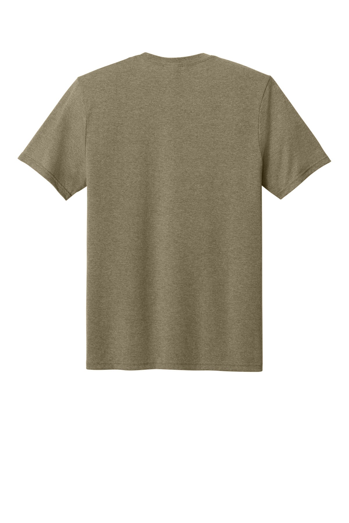Rear View of CoyteBrnHr Port & Co Tri-Blend Tee. PC330 plain