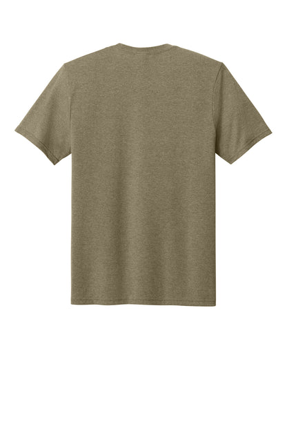 Rear View of CoyteBrnHr Port & Co Tri-Blend Tee. PC330 plain
