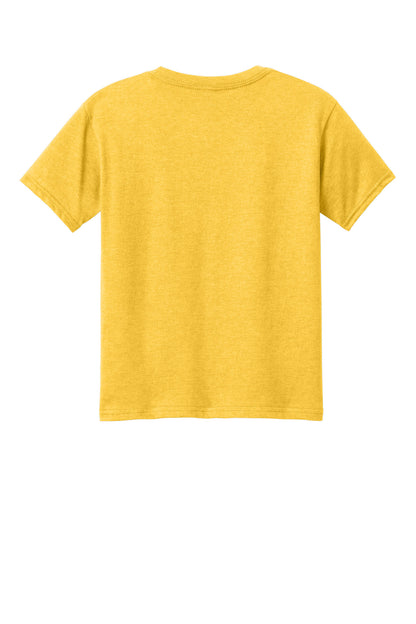 Rear View of DaisyMist Gildan Youth Softstyle CVC Tee 64000BCVC plain