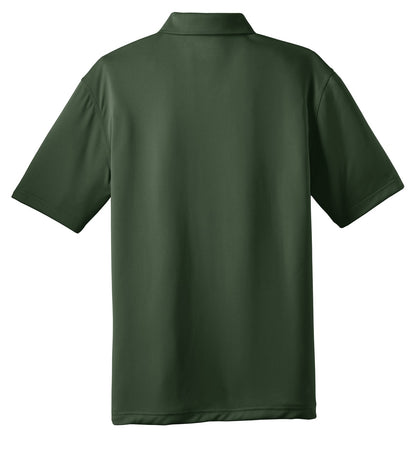 Rear View of Dark Green CornerStone - Select Snag-Proof Polo. CS412 plain