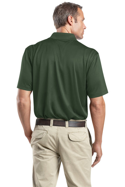 Rear View of Dark Green CornerStone - Select Snag-Proof Polo. CS412 plain