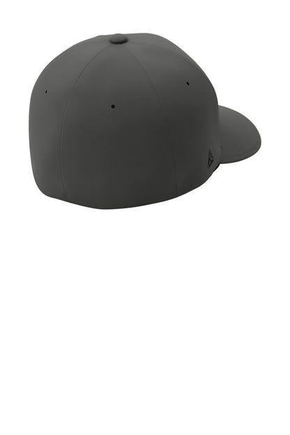 Rear View of Dark Grey Port Authority Flexfit Delta Cap. C938 plain