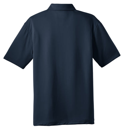 Rear View of Dark Navy CornerStone - Select Snag-Proof Polo. CS412 plain