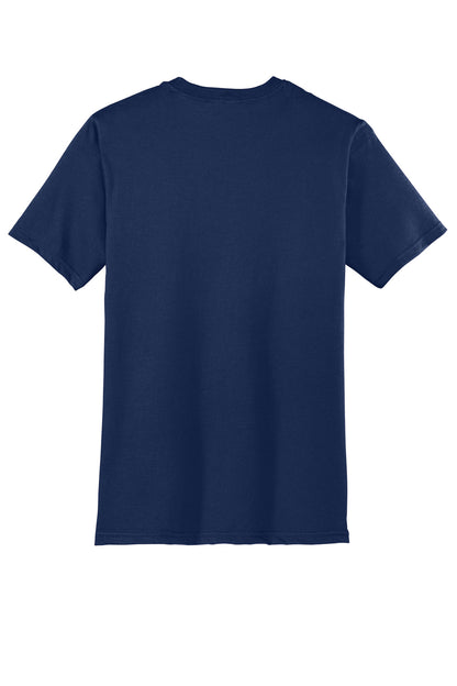 Rear View of DarkRoyal District Very Important Tee . DT6000 plain