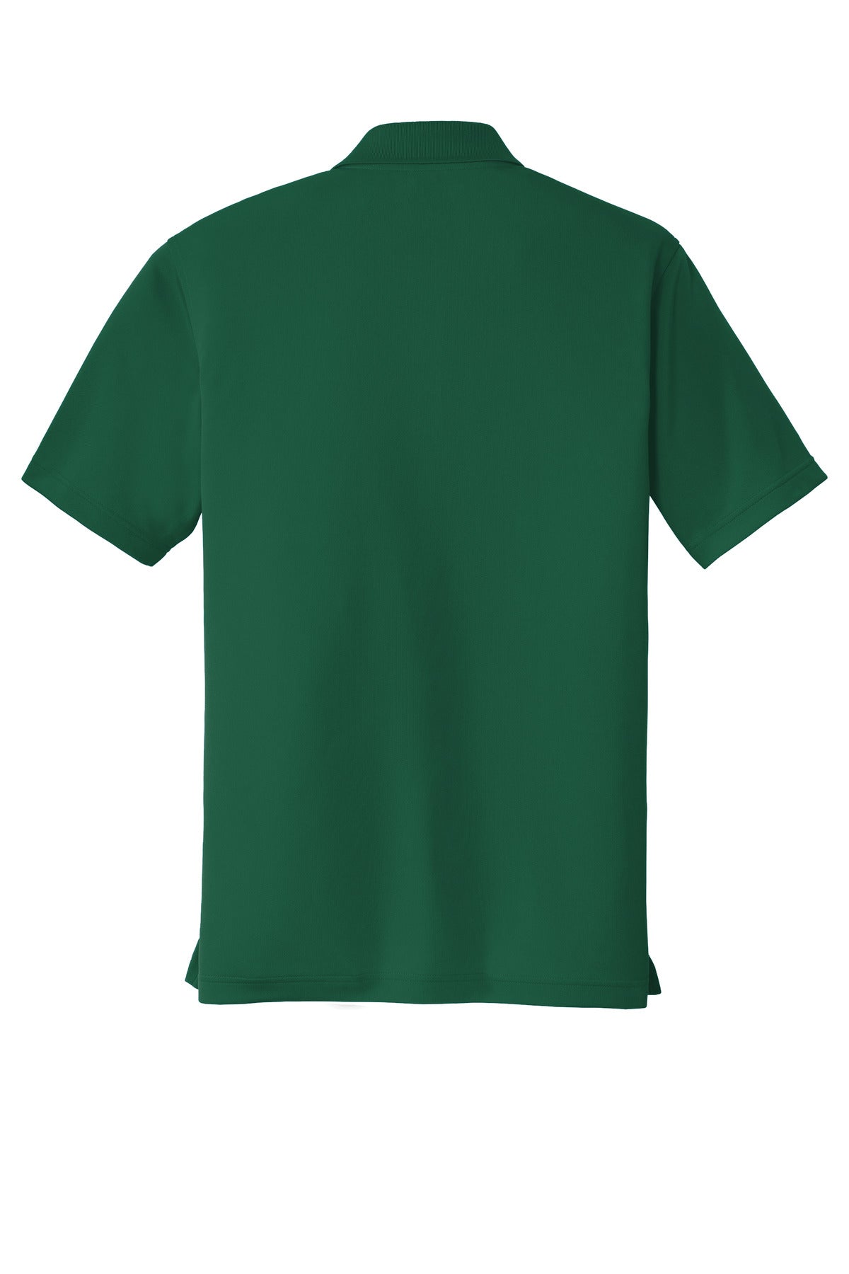 Rear View of Deep Forest Gn Port Authority Dry Zone UV Micro-Mesh Polo. K110 plain