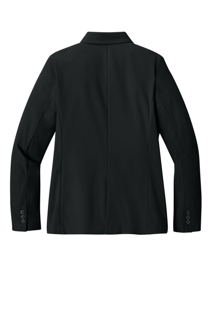 Rear View of DeepBlack Mercer+Mettle Women's Capital Tech Blazer MM3033 plain