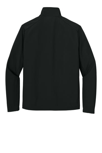 Rear View of DeepBlack Port Authority C-FREE Core Soft Shell J720 plain