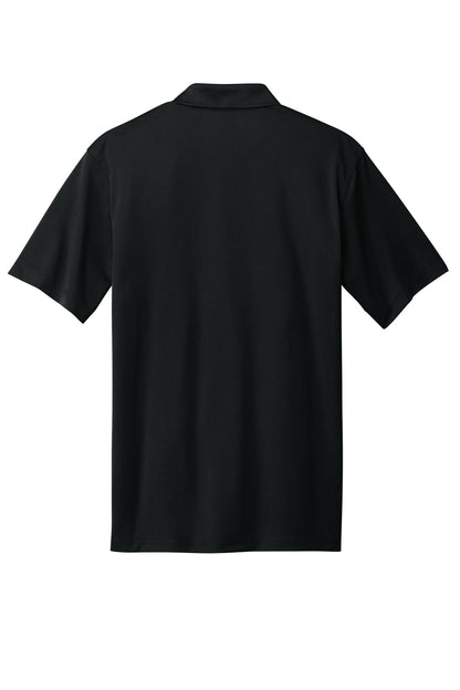 Rear View of DeepBlack Port Authority C-FREE Performance Polo K863 plain