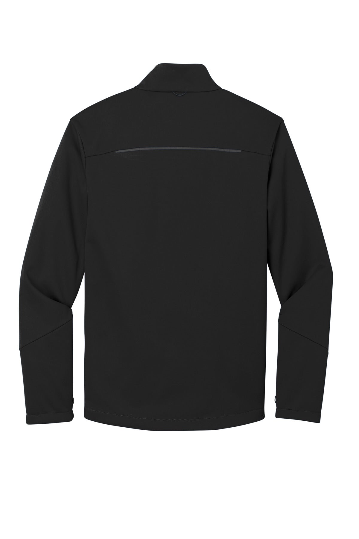 Rear View of DeepBlack Port Authority Collective Tech Soft Shell Jacket J921 plain