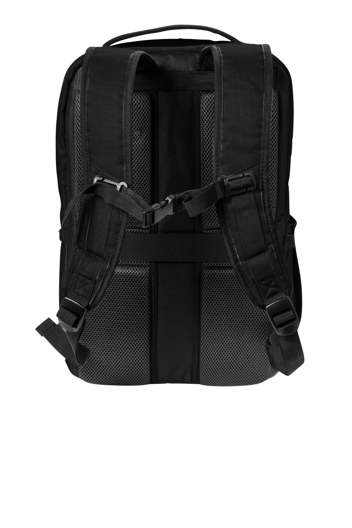 Rear View of DeepBlack Port Authority Impact Tech Backpack BG225 plain