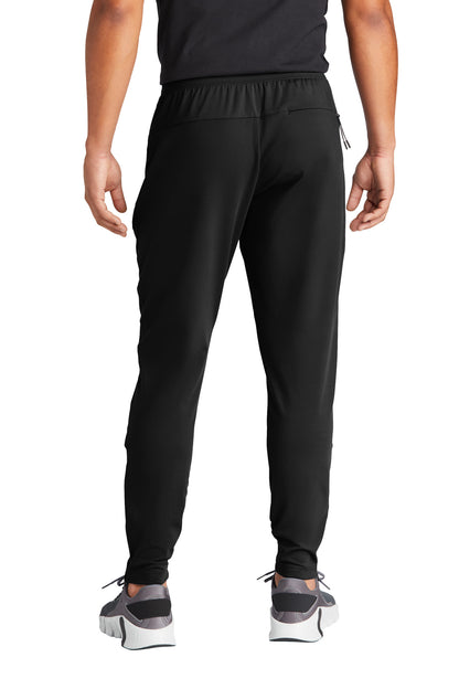 Rear View of DeepBlack Sport-Tek Circuit Jogger PST871 plain