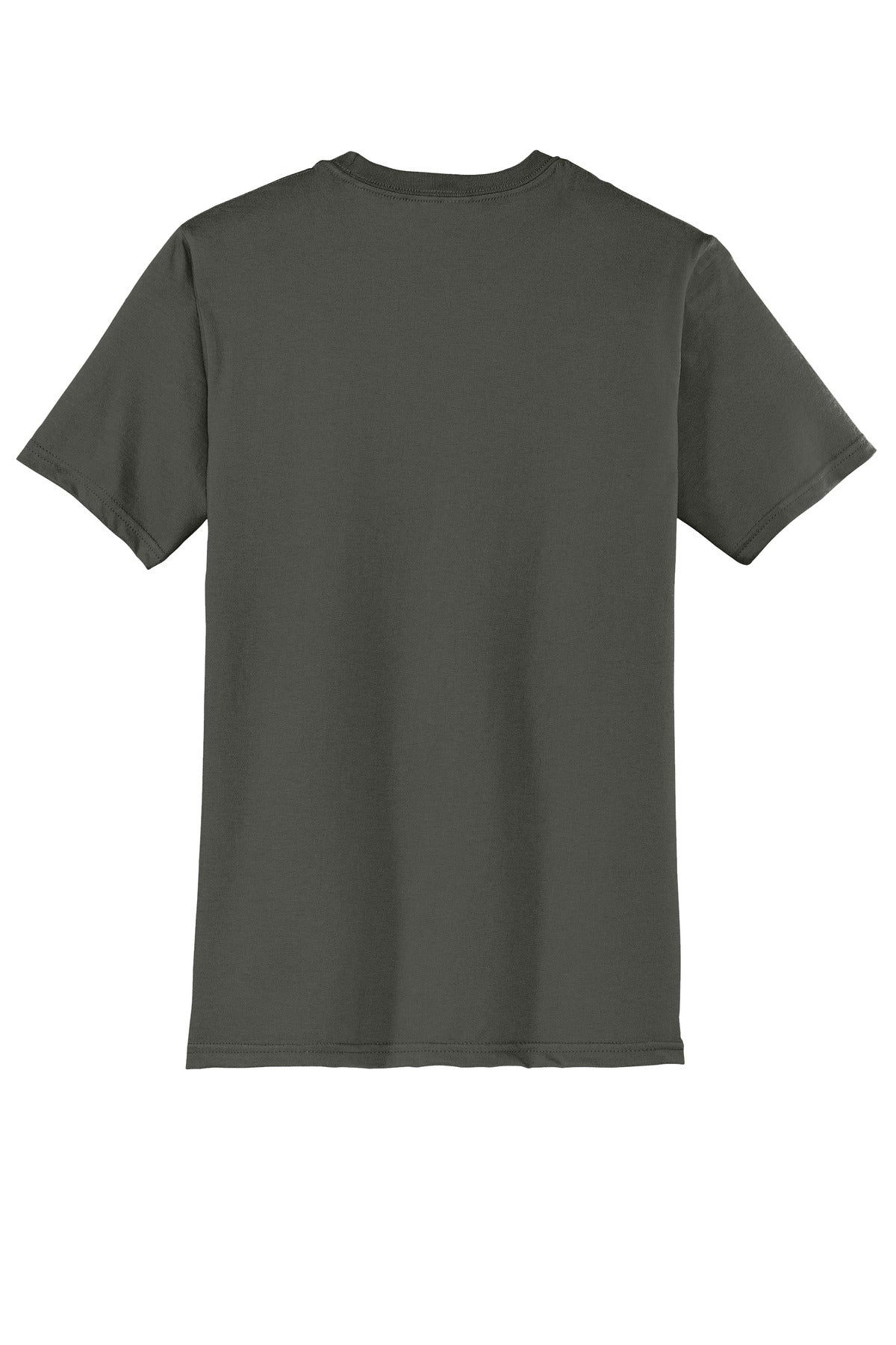 Rear View of DeepestGry District Very Important Tee . DT6000 plain