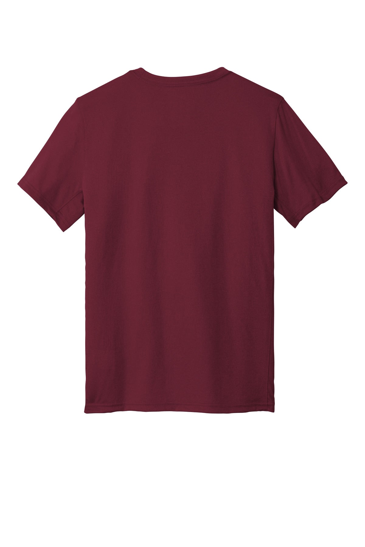 Rear View of DeepMaroon Nike Team rLegend Tee DV7299 plain