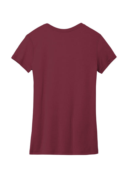 Rear View of DeepMaroon Nike Women's Team rLegend Tee DV7312 plain