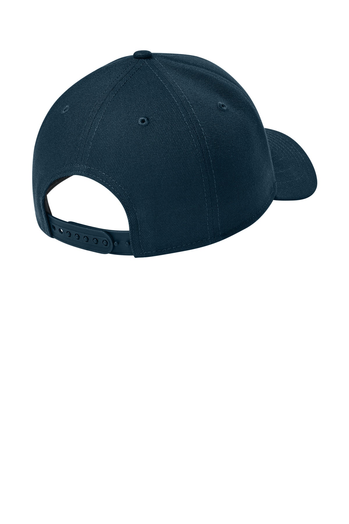 Rear View of DeepNavy New Era A-Frame Snapback Cap NE211 plain