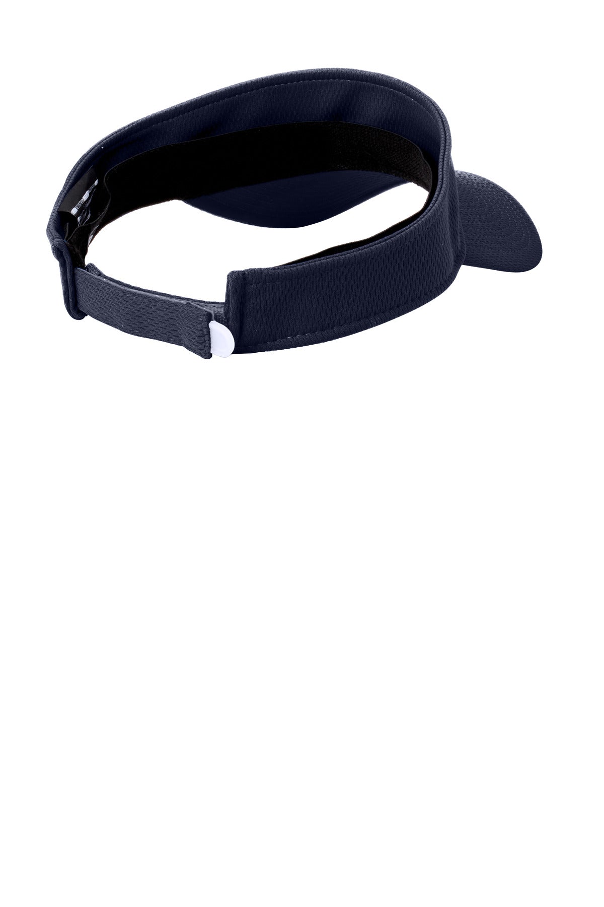 Rear View of DeepNavy New Era Performance Dash Adjustable Visor NE219 plain