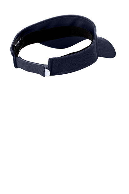 Rear View of DeepNavy New Era Performance Dash Adjustable Visor NE219 plain