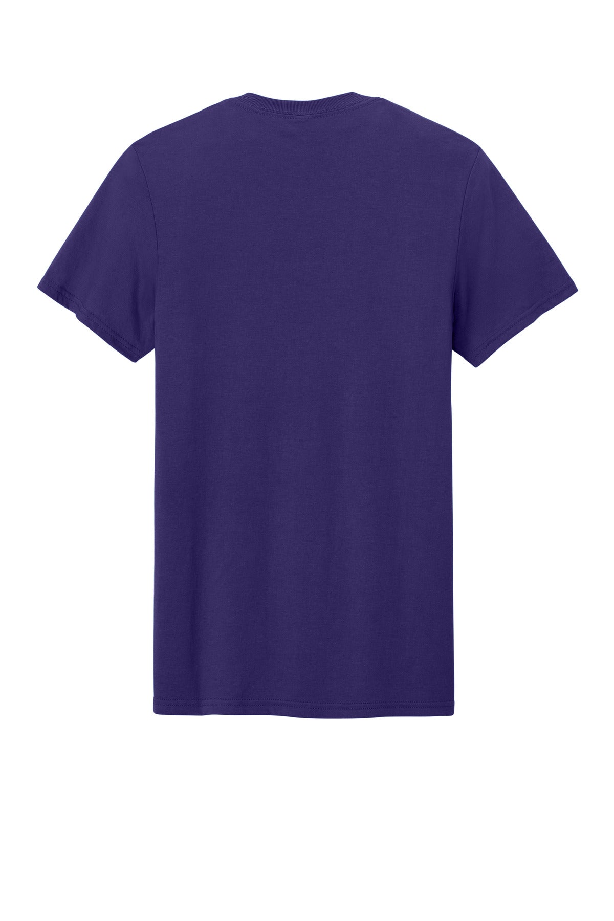 Rear View of DeepPurple Jerzees Premium Blend Ring Spun T-Shirt 560M plain