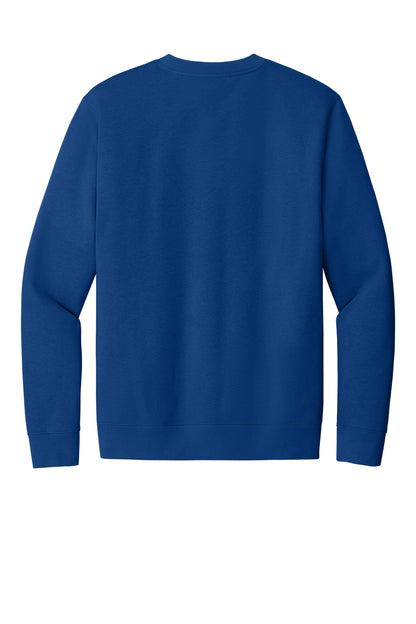 Rear View of DeepRoyal District V.I.T. Fleece Crew DT6104 plain