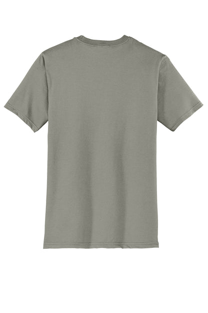 Rear View of DeepSmoke District Very Important Tee . DT6000 plain