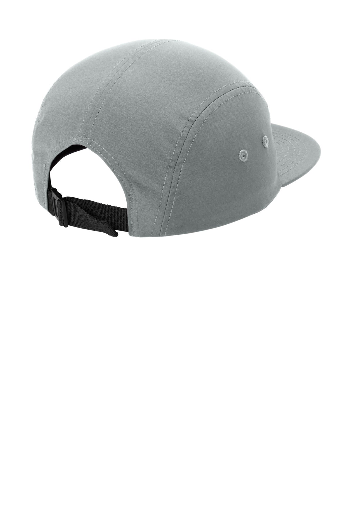 Rear View of DeepSmoke Port Authority Poly Camper Cap C982 plain