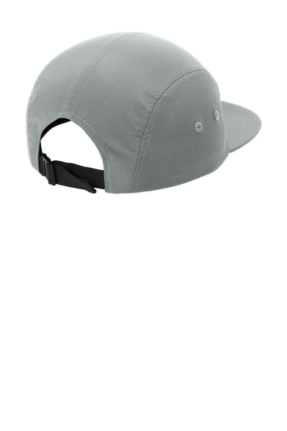 Rear View of DeepSmoke Port Authority Poly Camper Cap C982 plain