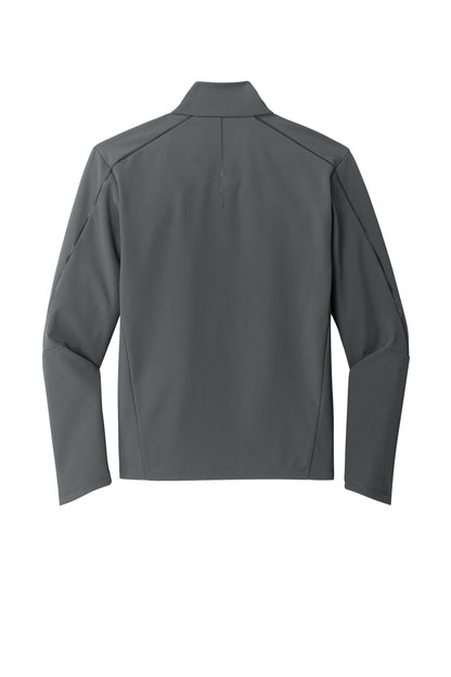 Rear View of DieselGrey OGIO Commuter Full-Zip Soft Shell OG755 plain