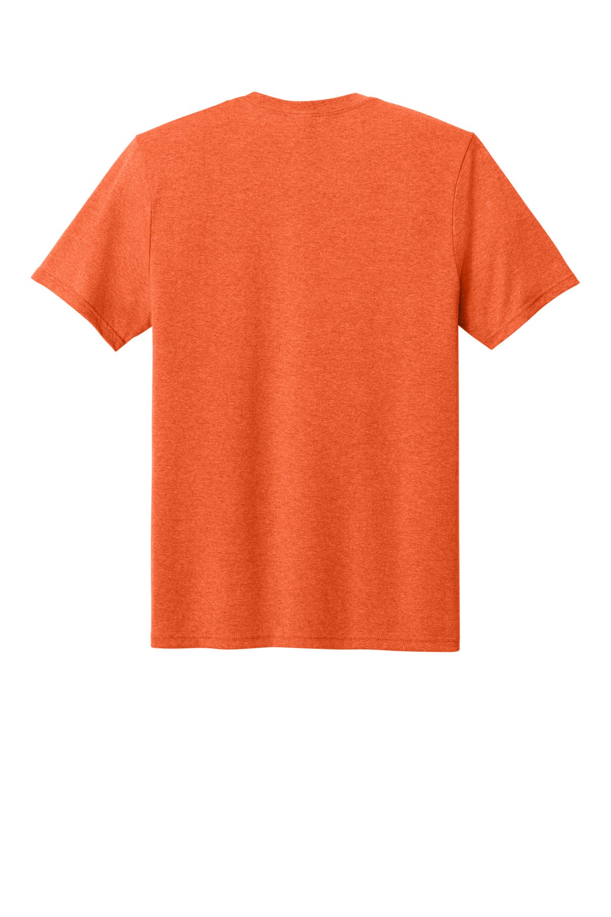 Rear View of DpOrHthr Port & Co Tri-Blend Tee. PC330 plain
