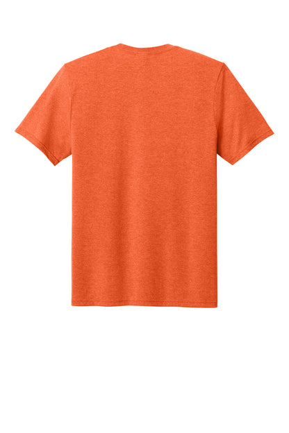 Rear View of DpOrHthr Port & Co Tri-Blend Tee. PC330 plain