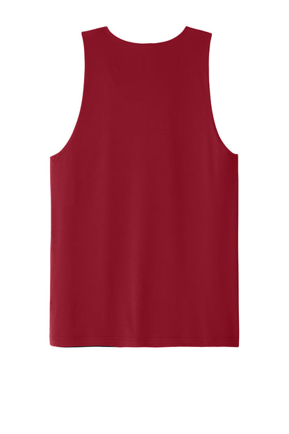 Rear View of DpRd/Blk Sport-Tek PosiCharge Competitor Rev Tank ST551 plain