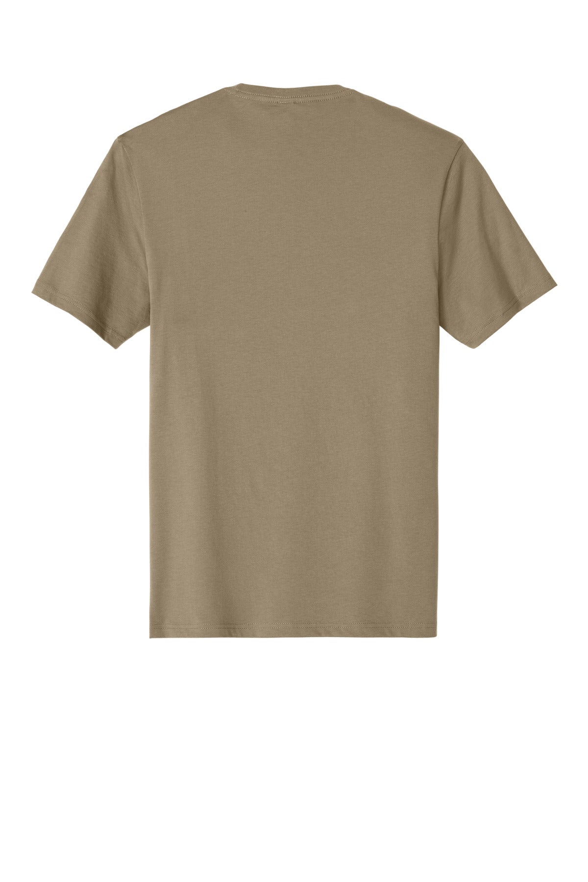 Rear View of Dune District Perfect Weight Tee. DT104 plain