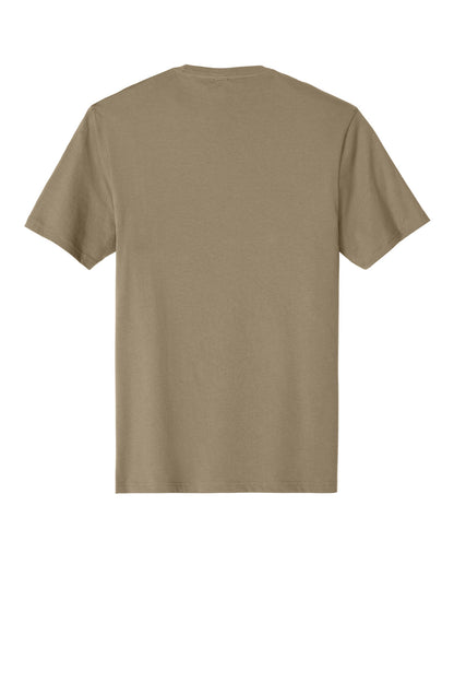 Rear View of Dune District Perfect Weight Tee. DT104 plain