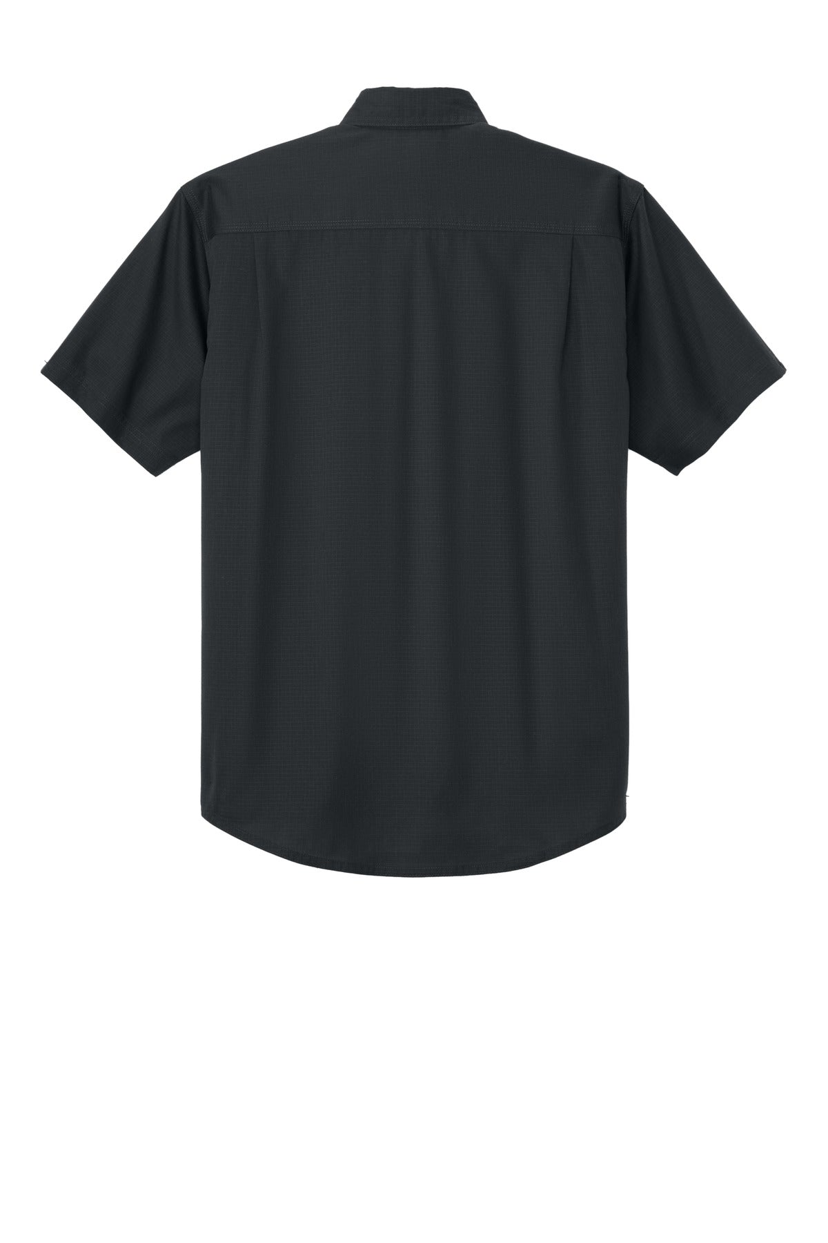 Rear View of EchoSteel CornerStone Short Sleeve Select Ripstop Shirt CSW175 plain