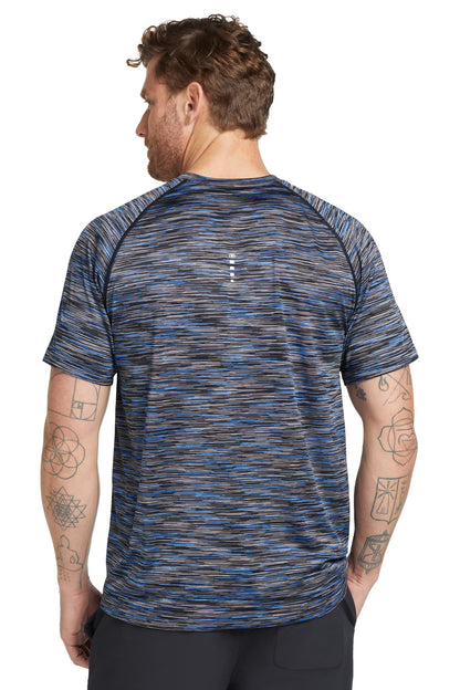Rear View of Elect Blue SD OGIO Verge Crew. OE326 plain