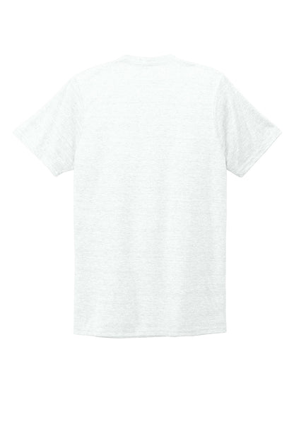 Rear View of Fairly White Allmade Unisex Tri-Blend V-Neck Tee AL2014 plain